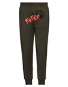 Dsquared2 Man Pants Military Green Size Xxl Cotton, Elastane