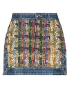 Dsquared2 Woman Denim Skirt Blue Size 2 Cotton, Virgin Wool, Viscose, Polyamide, Elastane In Blue