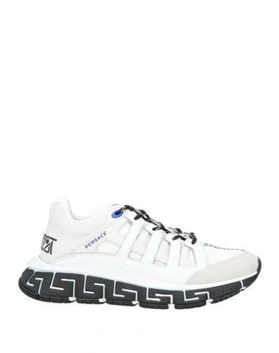 Versace Man Trigreca Man White Sneakers