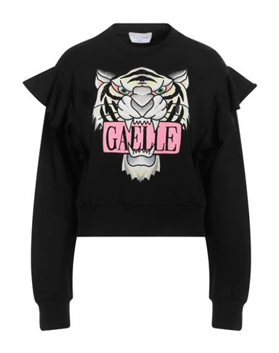 Gaelle Paris Gaëlle Paris Woman Sweatshirt Black Size 1 Cotton