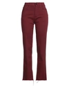 Jacob Cohёn Woman Pants Burgundy Size 29 Cotton, Elastomultiester, Elastane, Polyester In Red
