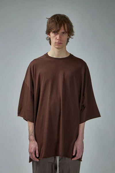 Rick Owens Tommy T T-shirt In Brown