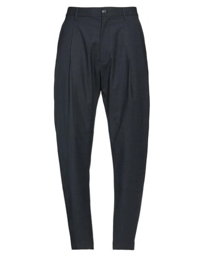 Dsquared2 Man Pants Midnight Blue Size 32 Polyester, Virgin Wool, Elastane In Blue