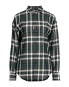 Dsquared2 Woman Shirt Dark Green Size 2 Wool, Viscose