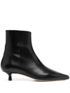 Aeyde Sofie Suede Ankle Boots In Black