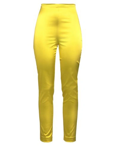 P.a.r.o.s.h P. A.r. O.s. H. Woman Pants Yellow Size M Acetate, Polyamide, Elastane