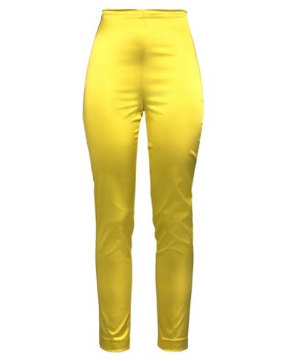 P.a.r.o.s.h P. A.r. O.s. H. Woman Pants Yellow Size S Acetate, Polyamide, Elastane