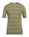 Gaelle Paris Gaëlle Paris Man Sweater Sage Green Size S Cotton
