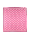 Alexander Mcqueen Pink Silk Scarf With Skull Pattern In Pink
