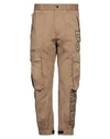 Dsquared2 Man Pants Camel Size 32 Cotton, Elastane In Beige