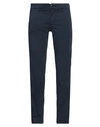 Guess Man Pants Navy Size 29w-32l Cotton, Elastane In Blue
