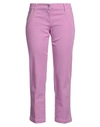 Jacob Cohёn Woman Denim Cropped Mauve Size 30 Cotton, Elastane In Purple
