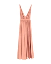 Jijil Woman Maxi Dress Pastel Pink Size 8 Viscose, Polyester, Acetate, Pbt - Polybutylene Terephthal