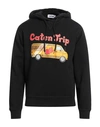Dsquared2 Man Sweatshirt Black Size 3xl Cotton In Black