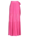 Aniye By Woman Long Skirt Fuchsia Size 2 Viscose In Pink