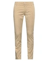 Guess Man Pants Camel Size 32w-32l Cotton, Elastane In Beige