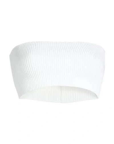 Vicolo Woman Top White Size Onesize Viscose, Polyester In White