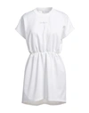 GAELLE PARIS GAËLLE PARIS WOMAN MINI DRESS WHITE SIZE 8 POLYESTER, COTTON