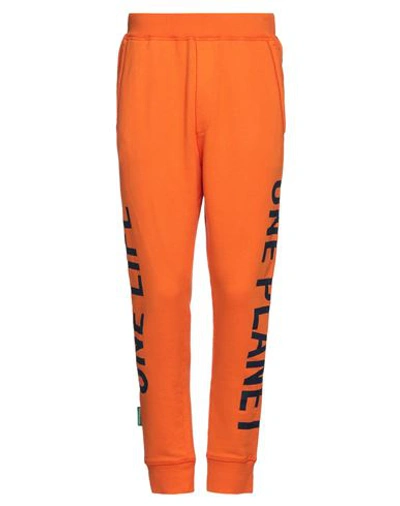 Dsquared2 Man Pants Orange Size M Cotton