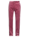 Dsquared2 Man Pants Mauve Size 32 Cotton, Metallic Fiber In Purple