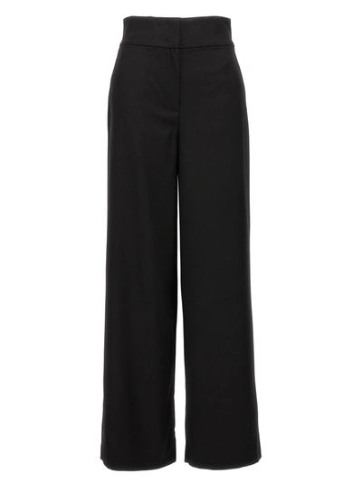 Mvp Wardrobe Bleecker Wool Blend Classic Pants In Black