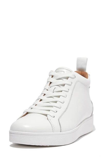 Fitflop Rally High Top Sneaker In White
