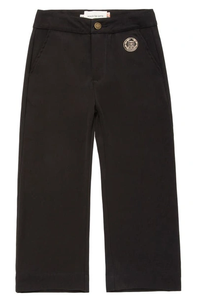 Honor The Gift Kids' Wide Leg Trousers In Black