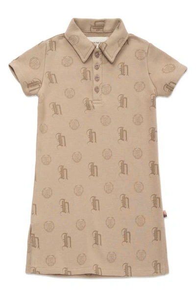 Honor The Gift Kids' Piqué Shirtdress In Sand