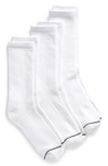 Nordstrom 3-pack Everyday Crew Socks In White