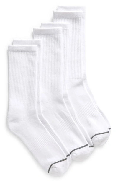 Nordstrom 3-pack Everyday Crew Socks In White