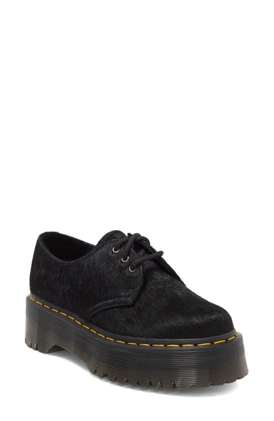 Dr. Martens' 1461 Quad Platform Derby In Black