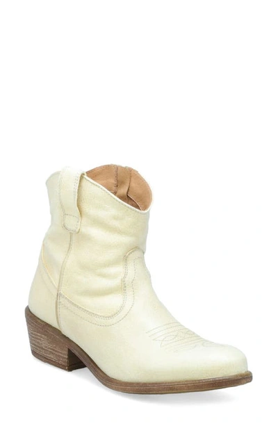 Miz Mooz Carlitos Western Bootie In Linen