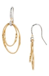 MARCO BICEGO MARRAKECH ONDE CONCENTRIC COIL DROP EARRINGS