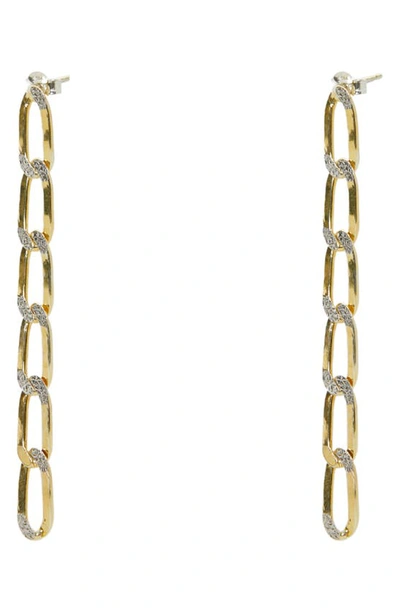 Argento Vivo Chain Link Drop Earrings In Gold