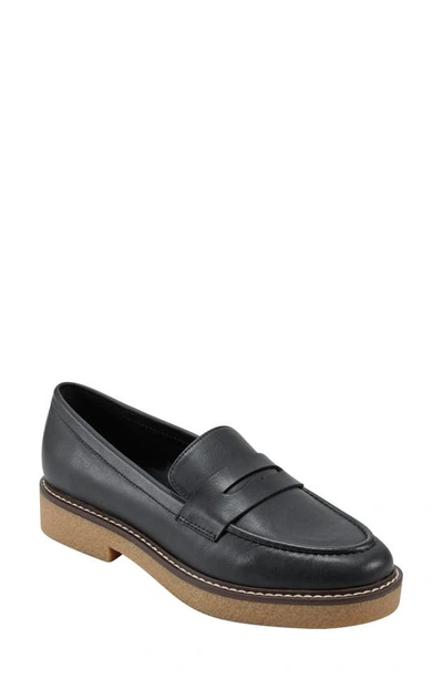 Bandolino Farley Almond Toe Penny Loafer In Black