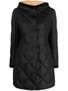 FAY QUILTED VIRGINIA COAT WITH HOOD