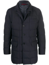 FAY BLUE DOUBLE FRONT DOWN JACKET
