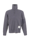 THOM BROWNE FUNNEL NECK PULLOVER
