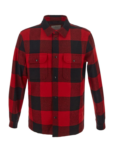 WOOLRICH ALASKAN WOOL CHECK OVERSHIRT