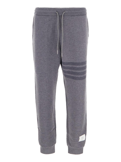 Thom Browne Wool Sweatpants In Grey