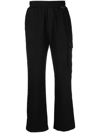 FAMILY FIRST MILANO BLACK WOOL BLEND TROUSERS