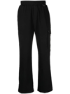 Family First Black Wool Blend Trousers In Nero