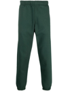 CARHARTT FOREST GREEN COTTON CHASE TRACK PANTS