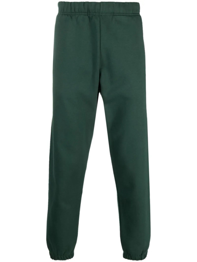 Carhartt Chase Logo-embroidered Cotton Track Pants In 1nv Discovery Green