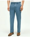 Brooks Brothers Regular Fit Stretch Cotton Advantage Chino Pants | Blue | Size 36 32
