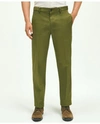 Brooks Brothers Regular Fit Stretch Cotton Advantage Chino Pants | Dark Green | Size 34 30