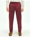 Brooks Brothers Regular Fit Stretch Cotton Advantage Chino Pants | Wine | Size 40 30