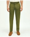 Brooks Brothers Slim Fit Stretch Cotton Advantage Chino Pants | Dark Green | Size 28 32