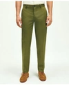 Brooks Brothers Slim Fit Stretch Cotton Advantage Chino Pants In Dark Green