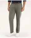 Brooks Brothers Regular Fit Stretch Cotton Advantage Chino Pants | Dark Grey | Size 44 32